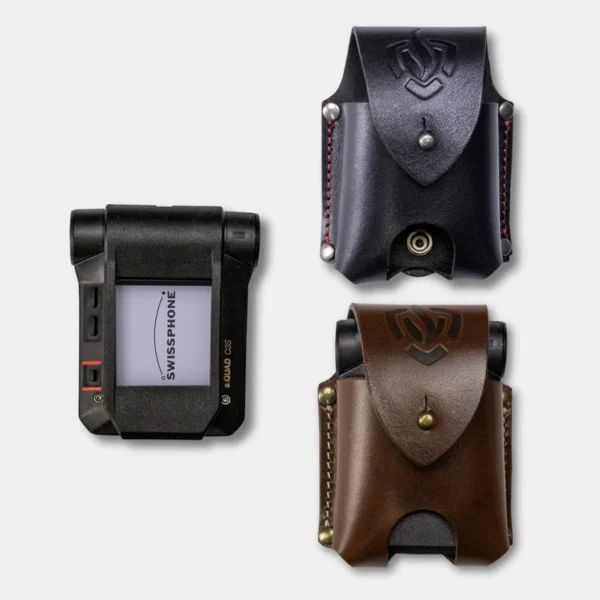 Swissphone S Quad pager houder, tuigleer, model A - Afbeelding 5