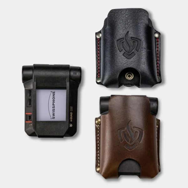 Swissphone S Quad pager houder, tuigleer, model B - Afbeelding 3